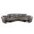 Knoxville Polyester Fabric/Wood Reclining Sectional Sofa