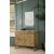 Keaton 2-door Wood Accent Cabinet with Marble Top