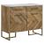 Keaton 2-door Wood Accent Cabinet with Marble Top