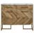 Keaton 2-door Wood Accent Cabinet with Marble Top