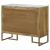 Keaton 2-door Wood Accent Cabinet with Marble Top