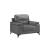 Mischa Leather/Bi-Cast Vinyl Living Room Set