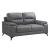 Mischa Leather/Bi-Cast Vinyl Loveseat