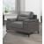 Mischa Leather/Bi-Cast Vinyl Chair