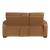 Fairway Faux Leather Power Double Reclining Loveseat with Center Console & LED Lighting