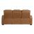 Fairway Faux Leather Power Double Reclining Sofa with LED Lighting