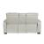 Fairway Faux Leather Power Double Reclining Loveseat with Center Console & LED Lighting