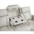 Fairway Faux Leather Power Double Reclining Living Room Set with LED Lighting