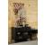 Sadler 2-Drawer Iron Accent Cabinet With Glass Doors