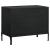 Sadler 2-Drawer Iron Accent Cabinet With Glass Doors