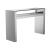 Edna 1-shelf Mirrored Console Table with Glass Top