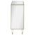 Lupin 2-door Mirrored Accent Cabinet with Acrylic Legs