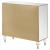 Lupin 2-door Mirrored Accent Cabinet with Acrylic Legs