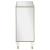 Lupin 2-door Mirrored Accent Cabinet with Acrylic Legs