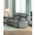 Discus Fabric Double Reclining Loveseat w/Console