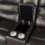 Lance Leather/Leatherette Power Double Reclining Loveseat