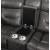 Danio Leather/Bi-Cast Vinyl Power Double Reclining Loveseat
