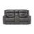 Danio Leather/Bi-Cast Vinyl Power Double Reclining Loveseat
