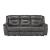 Danio Leather/Bi-Cast Vinyl Power Double Reclining Sofa
