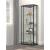 Zenobia Glass/Metal Curio Cabinet