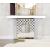 Claire Checkerboard Square Base Console Table