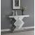 Moody Mirrored Console Table with LED Lighting