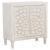 Clarkia Accent Cabinet with Floral Carved Door