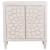 Clarkia Accent Cabinet with Floral Carved Door