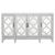 McKellen 4-door Wood Veneer Accent Cabinet with Mirrored Doors