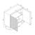 Gambon 2-door Wood Venner Accent Cabinet