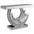 Imogen Multi-Dimensional Rectangular Mirrored Console Table
