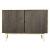 Ixora 2-door Accent Cabinet White Washed and Black
