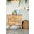 Alyssum Checkered Pattern 2-door Wood Accent Cabinet