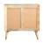 Alyssum Checkered Pattern 2-door Wood Accent Cabinet