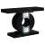 Eliana Faux Marble Geometric Console Table with LED Lighting