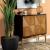 Zira Sunburst 2-door Wood Veneer Accent Cabinet