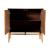 Zira Sunburst 2-door Wood Veneer Accent Cabinet