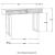 Draco Wood Console Table with Hand Carved Drawers & Stainless Steel Frame