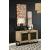 April 2-door Wood Accent Cabinet with Iron Legs