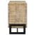 April 2-door Wood Accent Cabinet with Iron Legs