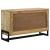 April 2-door Wood Accent Cabinet with Iron Legs