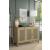 Zamora 3-Door Wood/Cane Accent Cabinet
