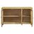 Zamora 3-Door Wood/Cane Accent Cabinet