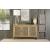 Zamora 3-Door Wood/Cane Accent Cabinet