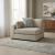 Mila L-Shaped Chenille 4‑Piece Modular Sectional