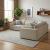 Mila L-Shaped Chenille 5‑Piece Modular Sectional