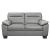 Denizen Leather/Bi-Cast Vinyl Loveseat