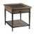Austin Wood/Metal Rectangular 1-Drawer End Table