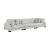 Tinley Microfiber Modular Living Room Set