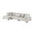 Tinley Microfiber 3‑Piece Modular Sofa Chaise